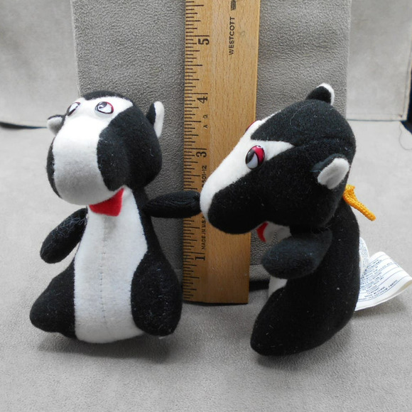 Small Mini Plush Animal Lot Vintage: Giftco Duck, Rabbit, Fable Creatures - Picture 5 of 10